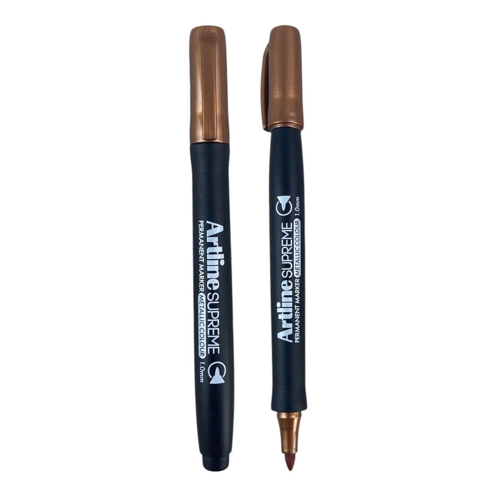Bút lông dầu nhũ Artline Supreme EPF-790, viết ghi băng keo, văn phòng phẩm (12)