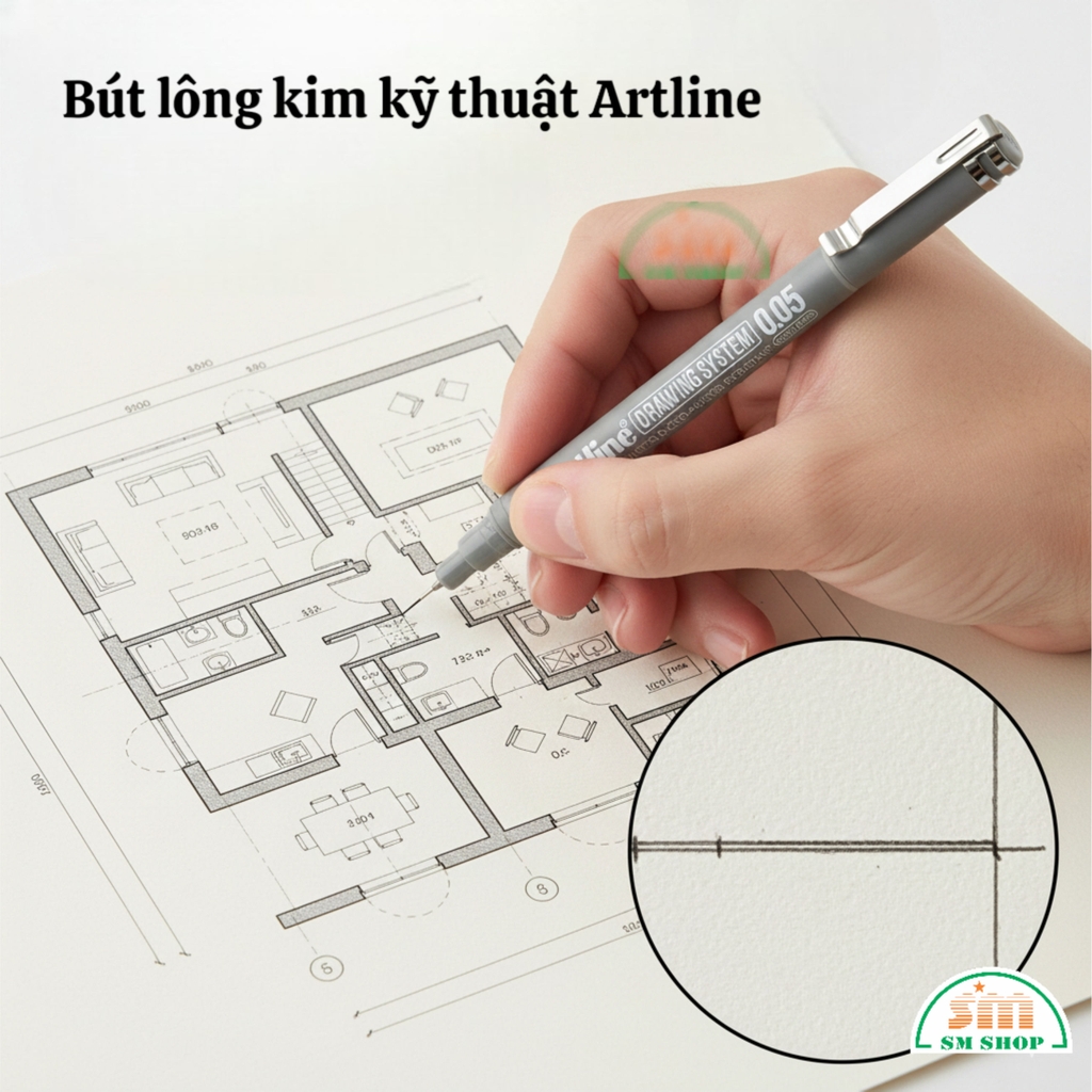 Bút lông kim kỹ thuật Artline EK-2305N/EK-231N/EK-232N/EK-233N/EK-234N/EK-235N/EK-236N/EK-238N (12)