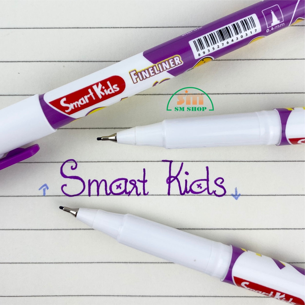 Bút lông kim Smart Kids FL01 tím (12)