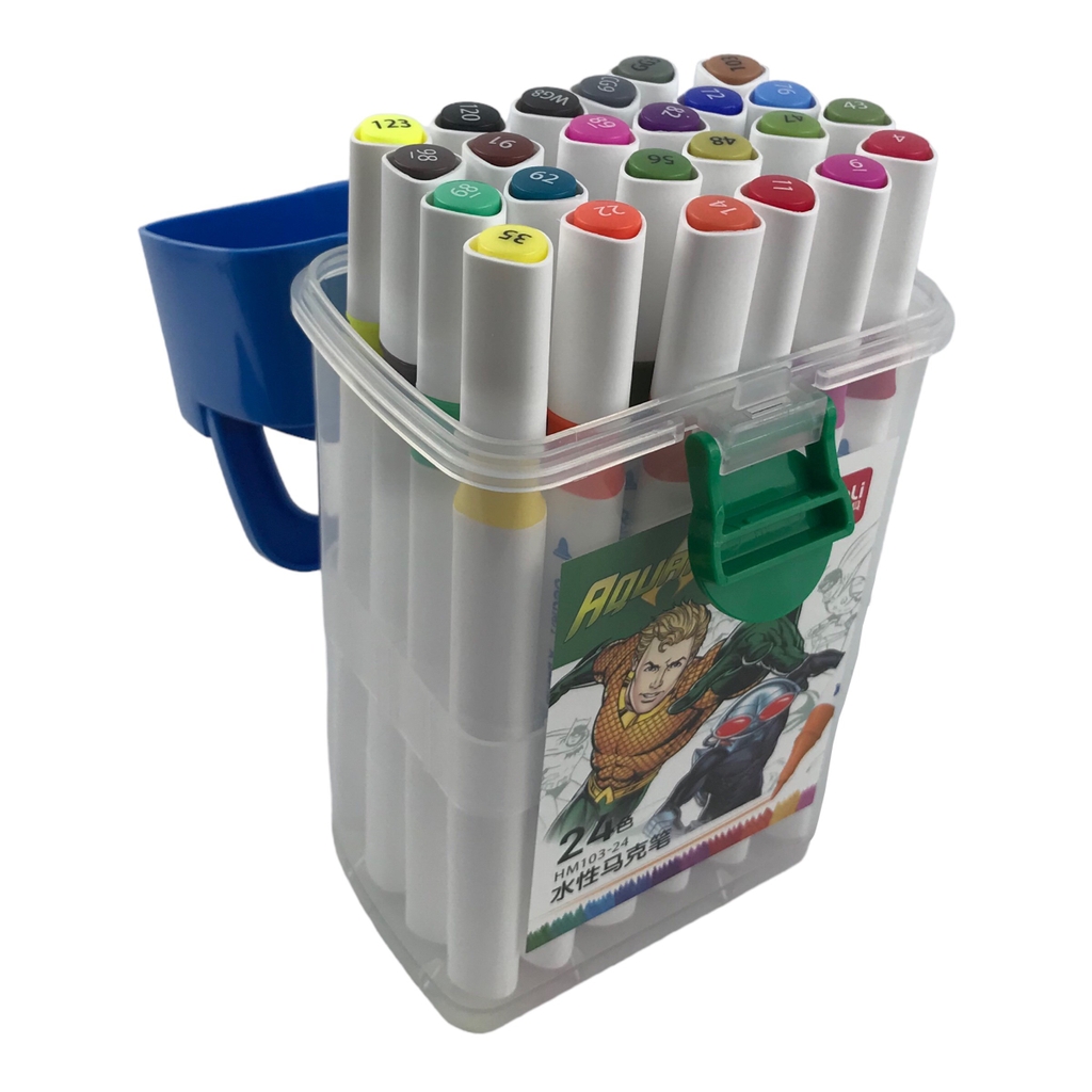 Bút lông màu 2 đầu Deli HM103-24 / HM103-64