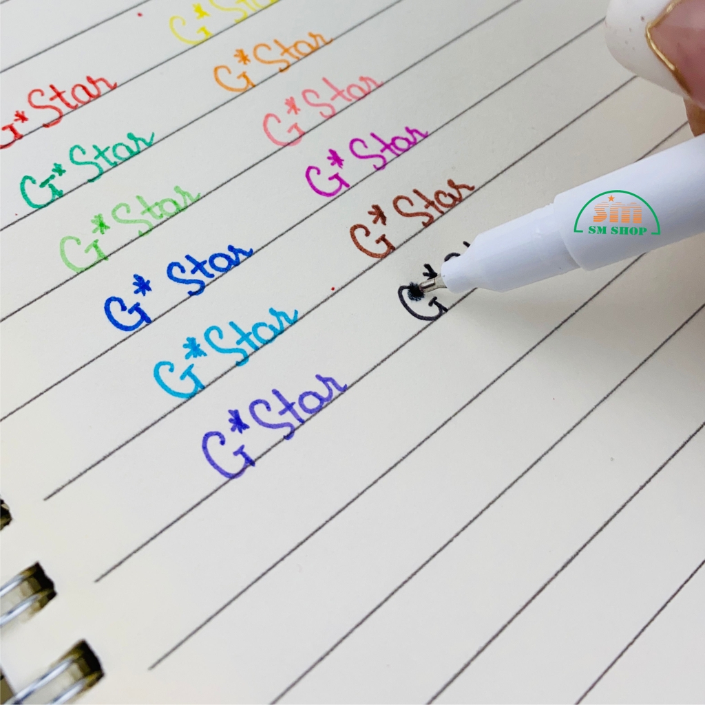 Bút lông màu 2 đầu GStar 9112 / 9124 (12)
