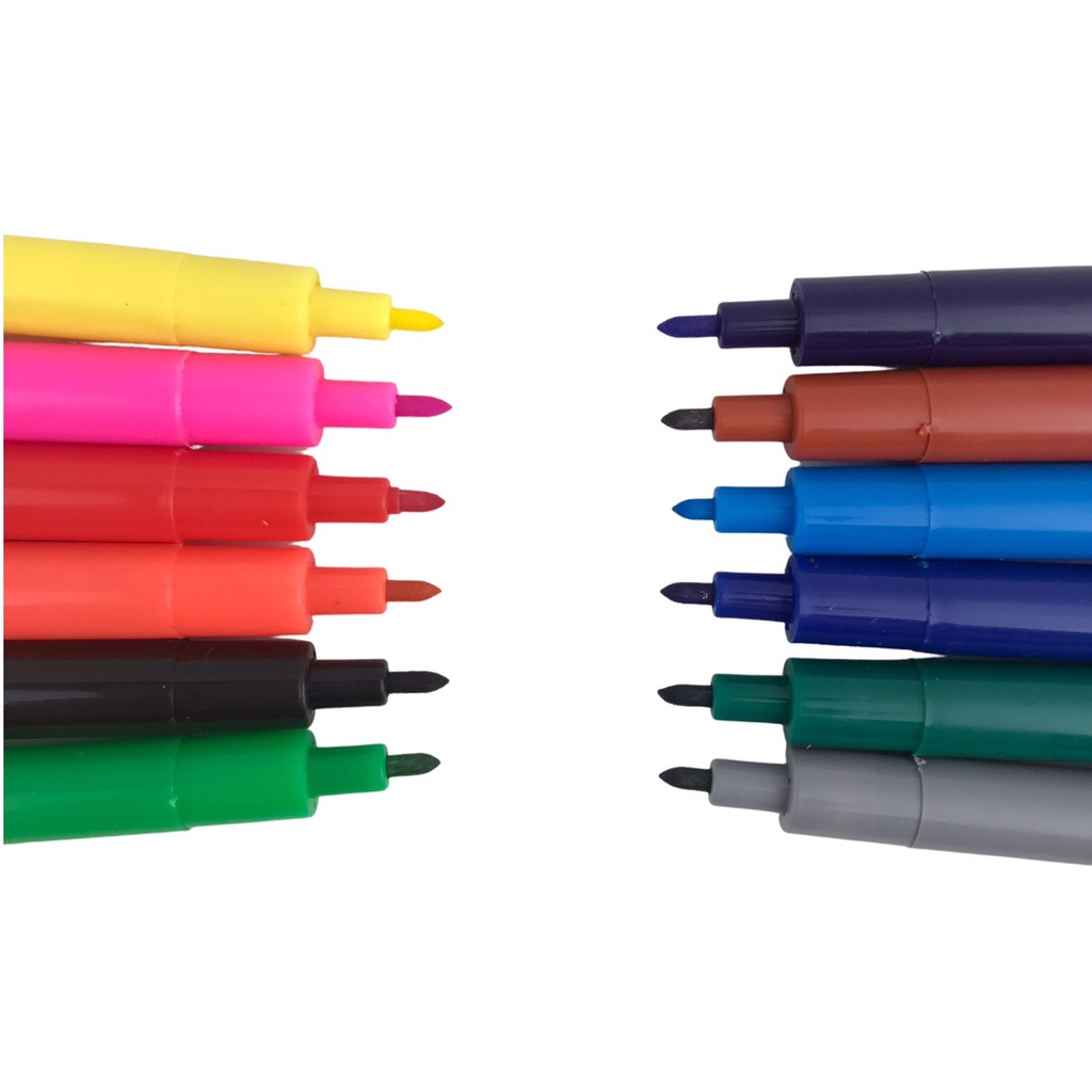 Bút lông màu HS BLM-001 / BLM-002 Kidkit