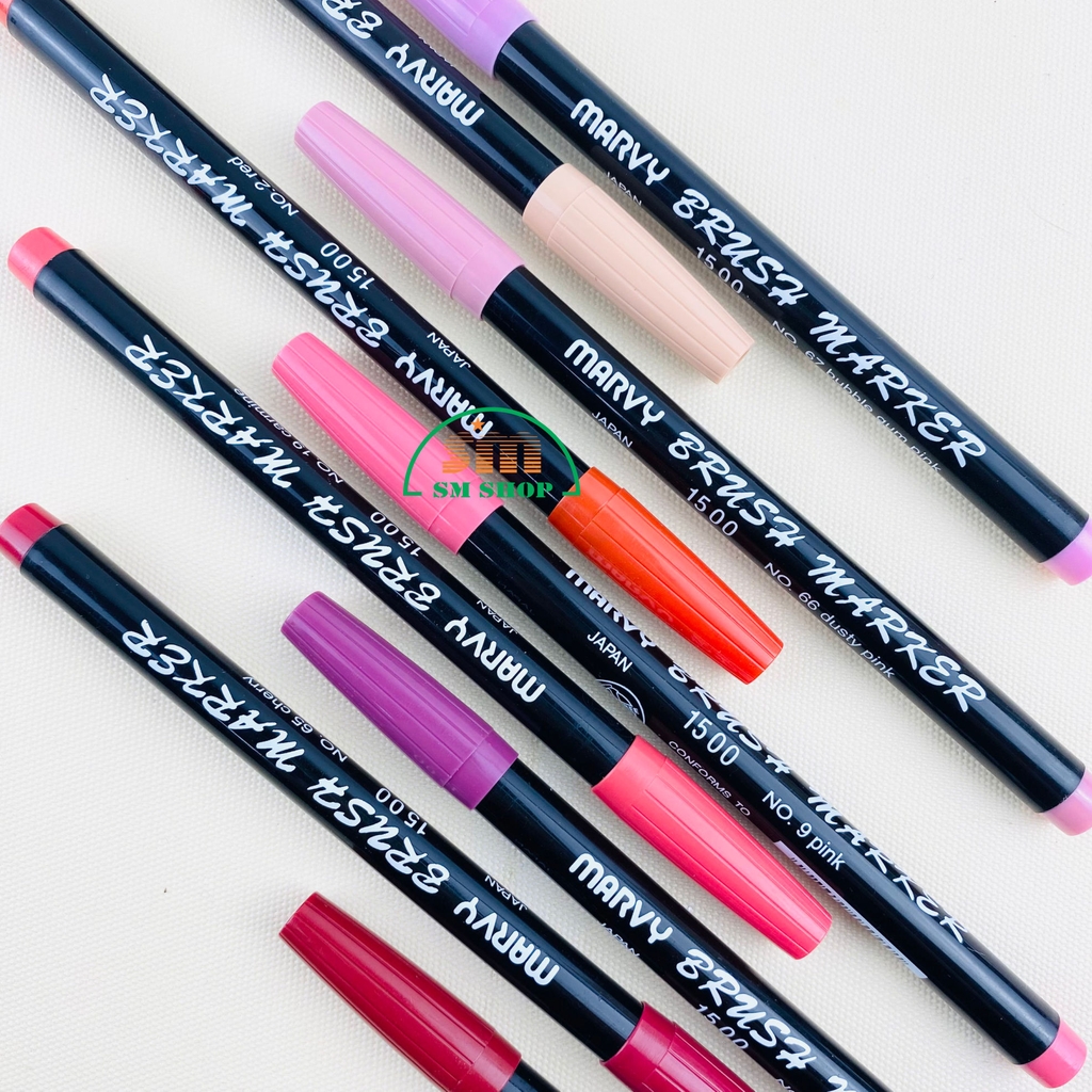 Bút lông màu Marvy 1500 Tone đỏ hồng