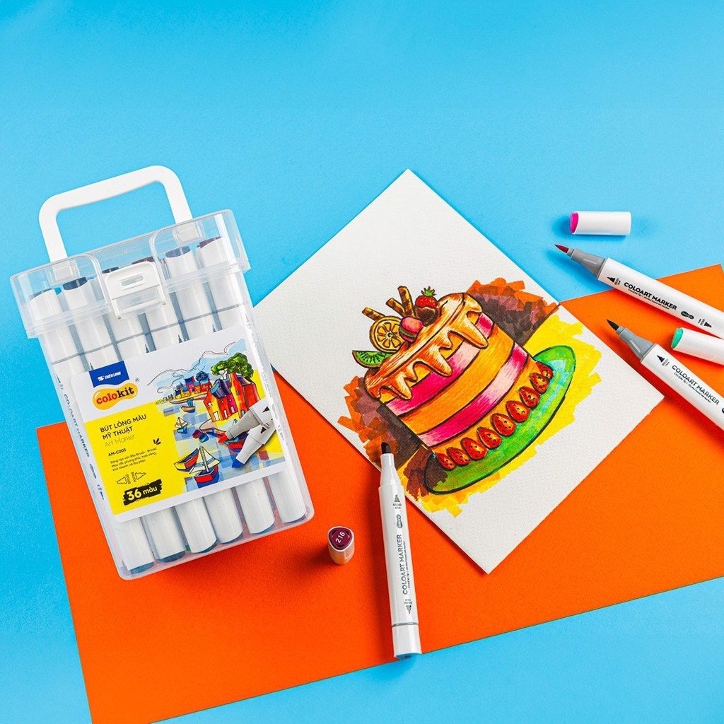 Bút lông màu mỹ thuật TL Colokit AM-C005 / AM-C006