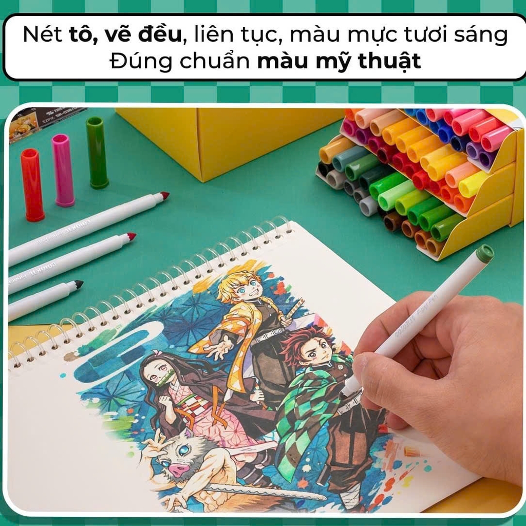 Bút lông màu rửa được TL Colokit Demon Slayer (3)