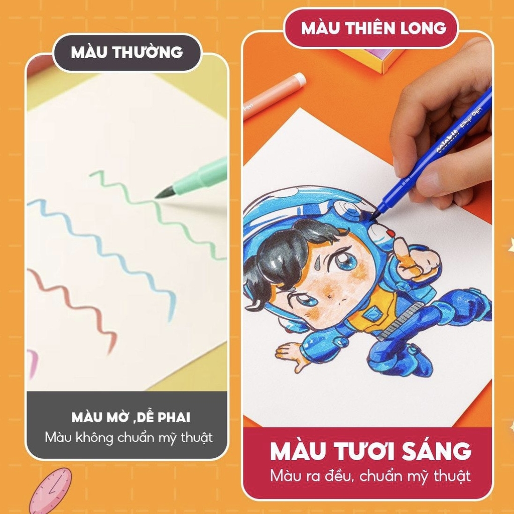 Bút lông màu rửa được TL Colokit SWM-C010/AK / SWM-C011/AK