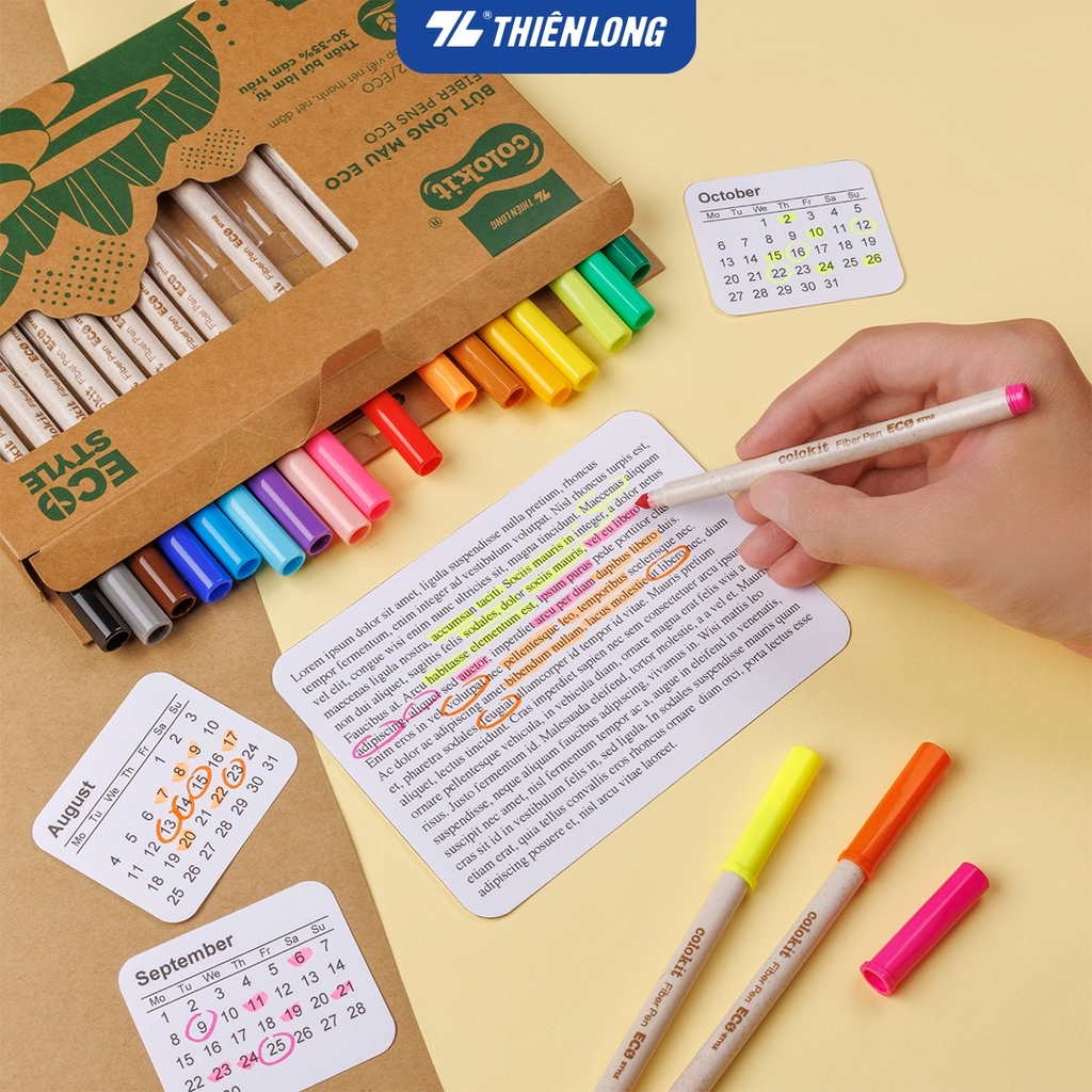 Bút lông màu TL Colokit Eco Style FP-C012/ECO 20 màu