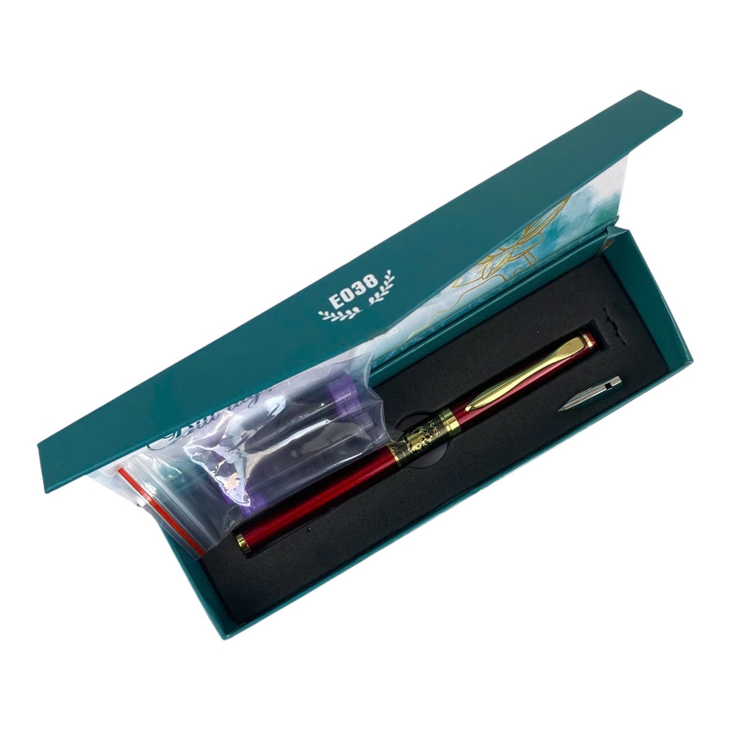 Bút máy Eras E038 + 1 ngòi + 6 ống mực