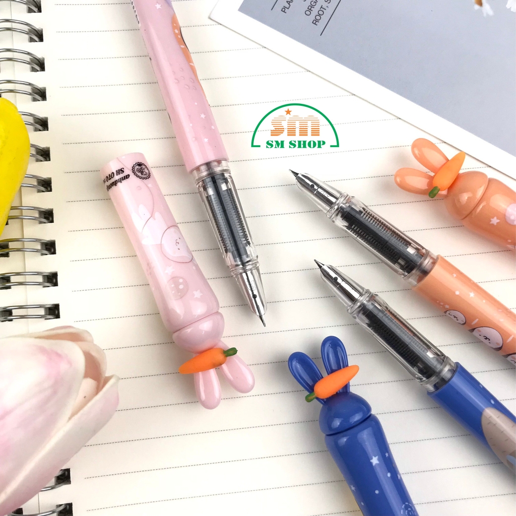 Bút máy xóa được + ống mực Ánh Dương AD SH070