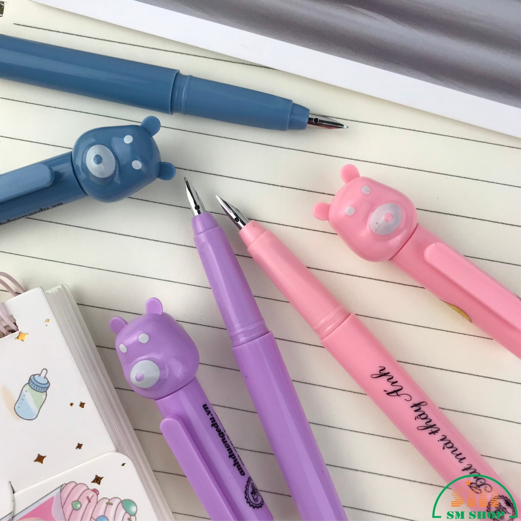 Bút máy xóa được + ống mực  Ánh Dương SH082