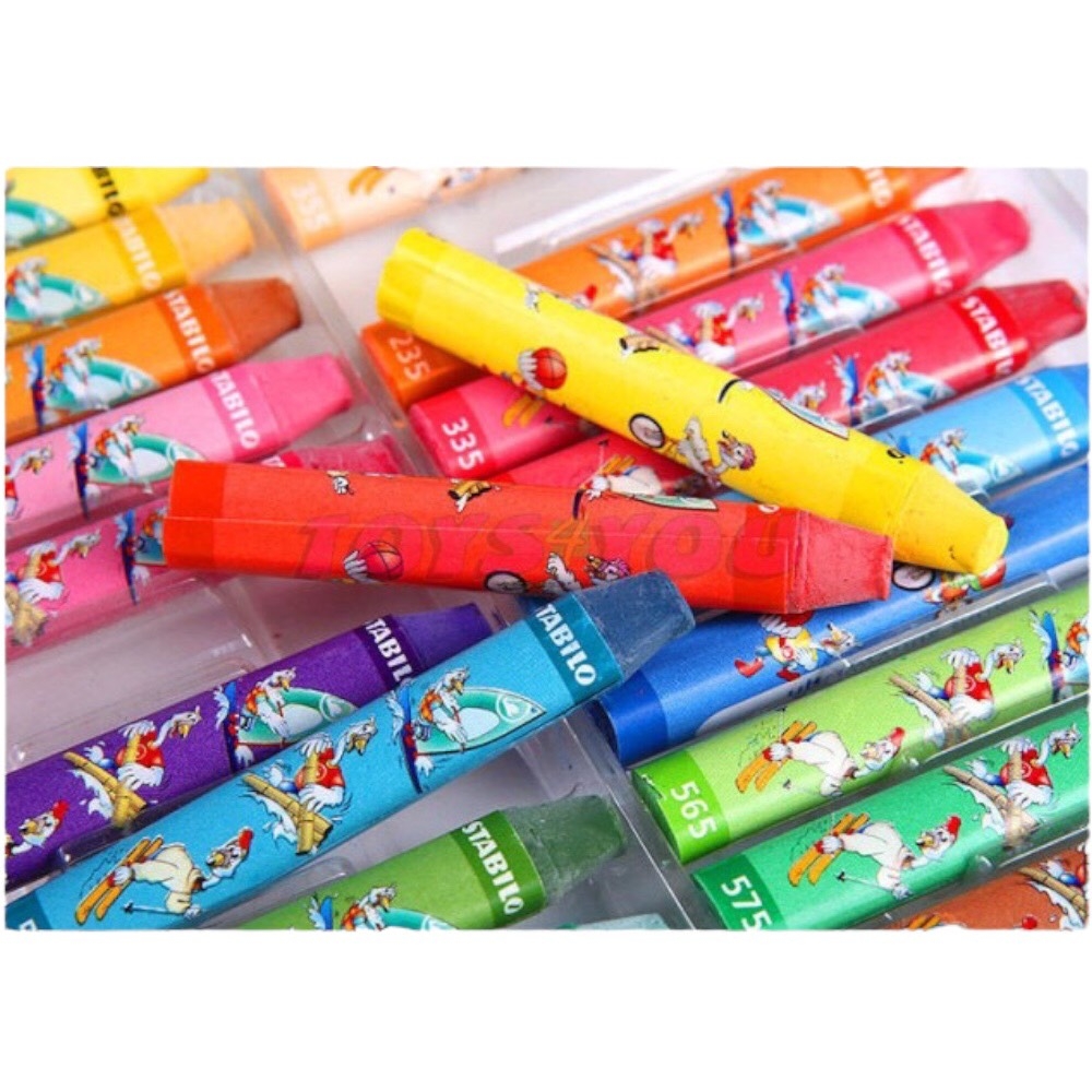 Bút sáp dầu Stabilo Trio OP2612 / OP2624