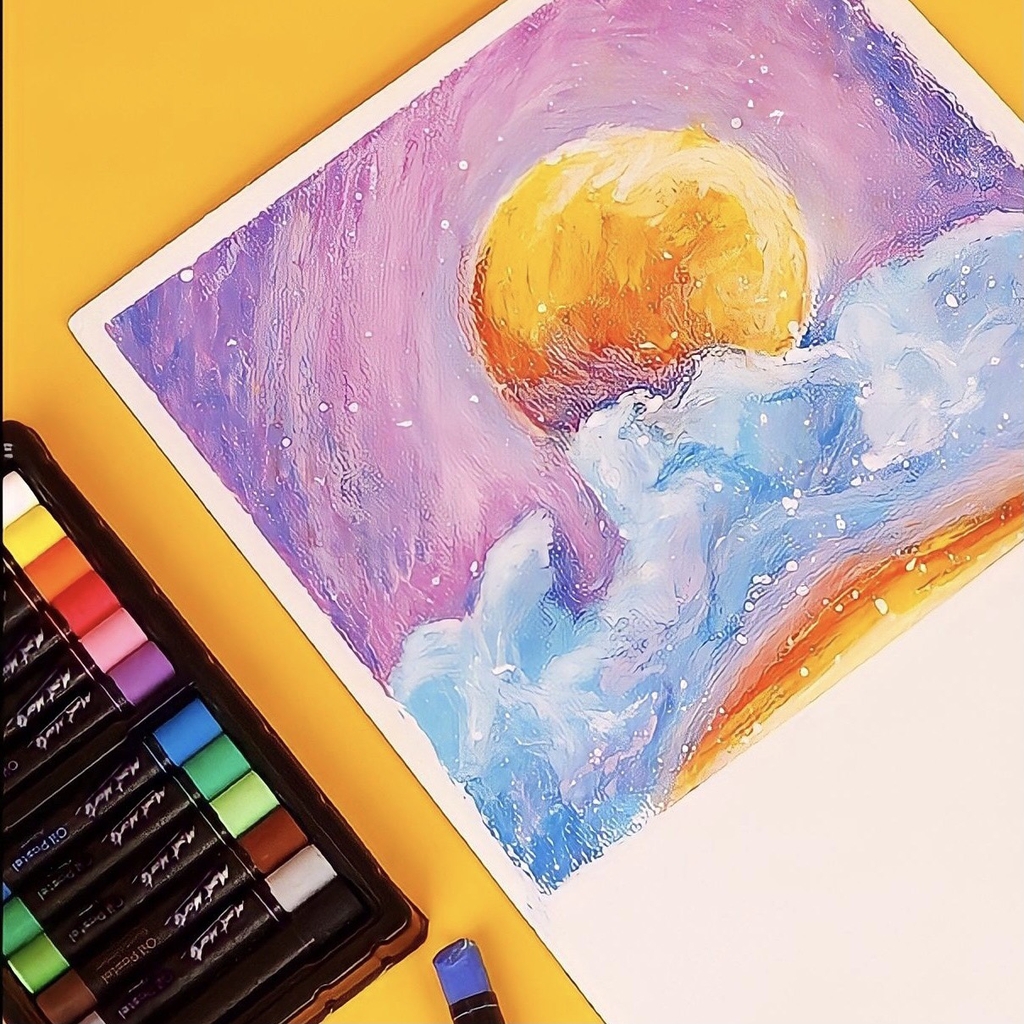 Bút sáp dầu  Mont Marte Pastels MMPT0013 12màu (12)