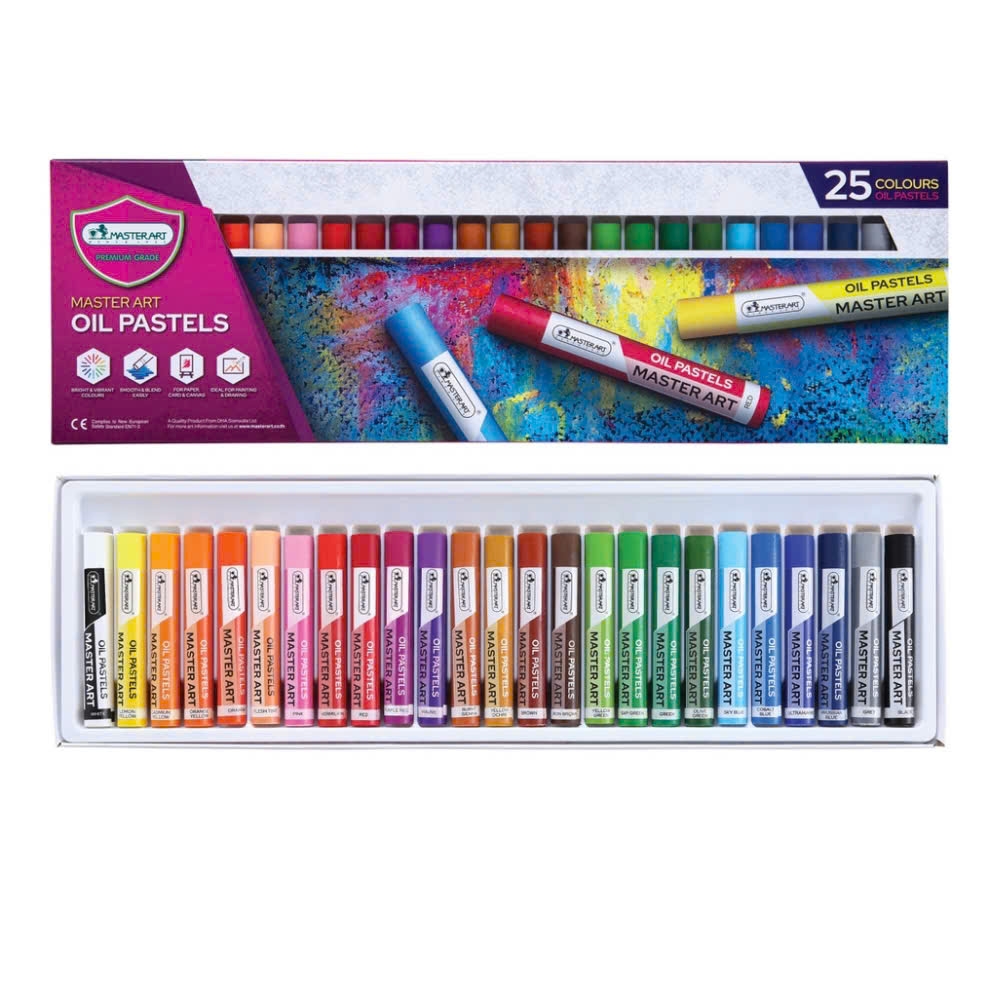 Bút sáp dầu MSTA 12 màu/ 25 màu (12)