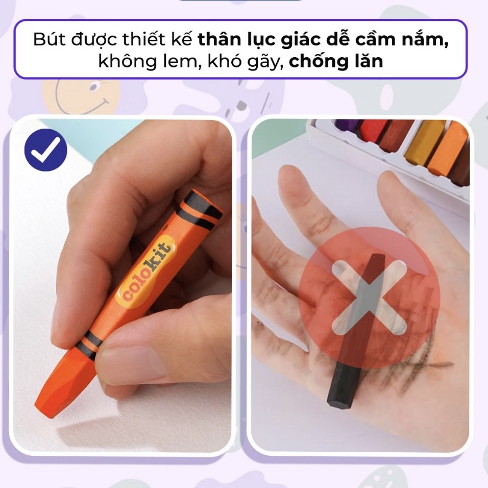 Bút sáp dầu TL Colokit OP-C029 / OP-C030 / OP-C031