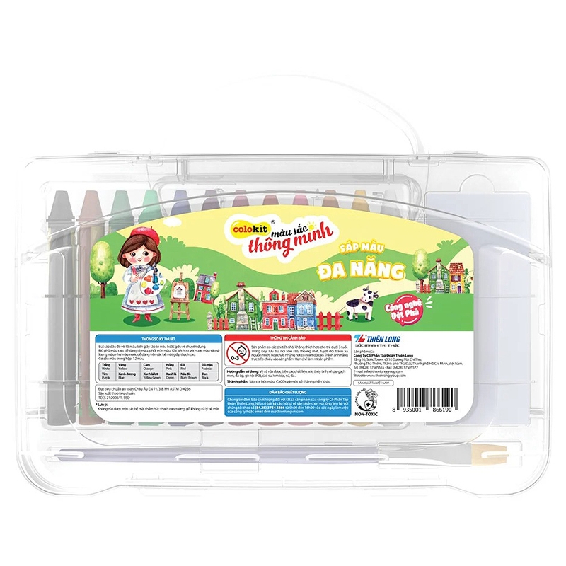 Bút sáp màu đa năng TL Colokit WSO-C001 12 màu