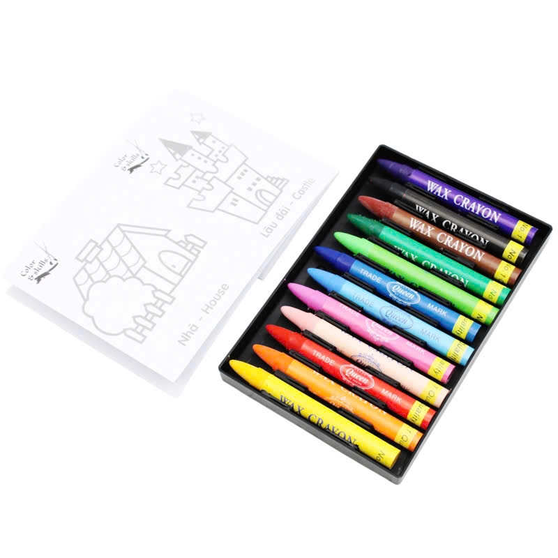 Bút sáp màu Queen WCR-012/ WCR-018