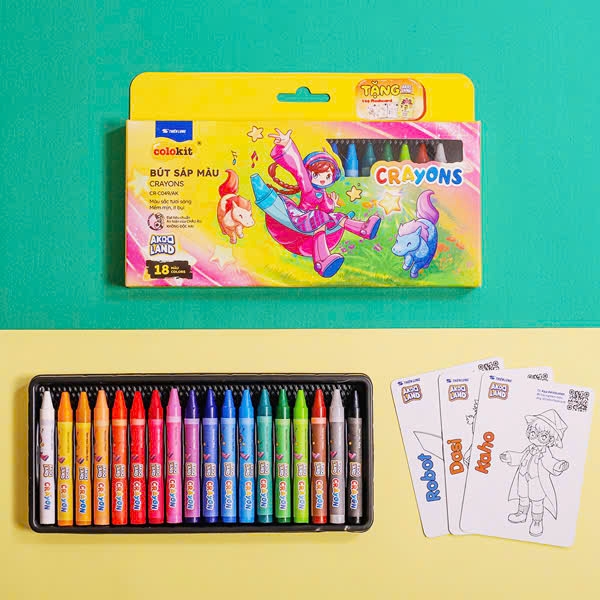 Bút sáp màu TL Colokit Akooland