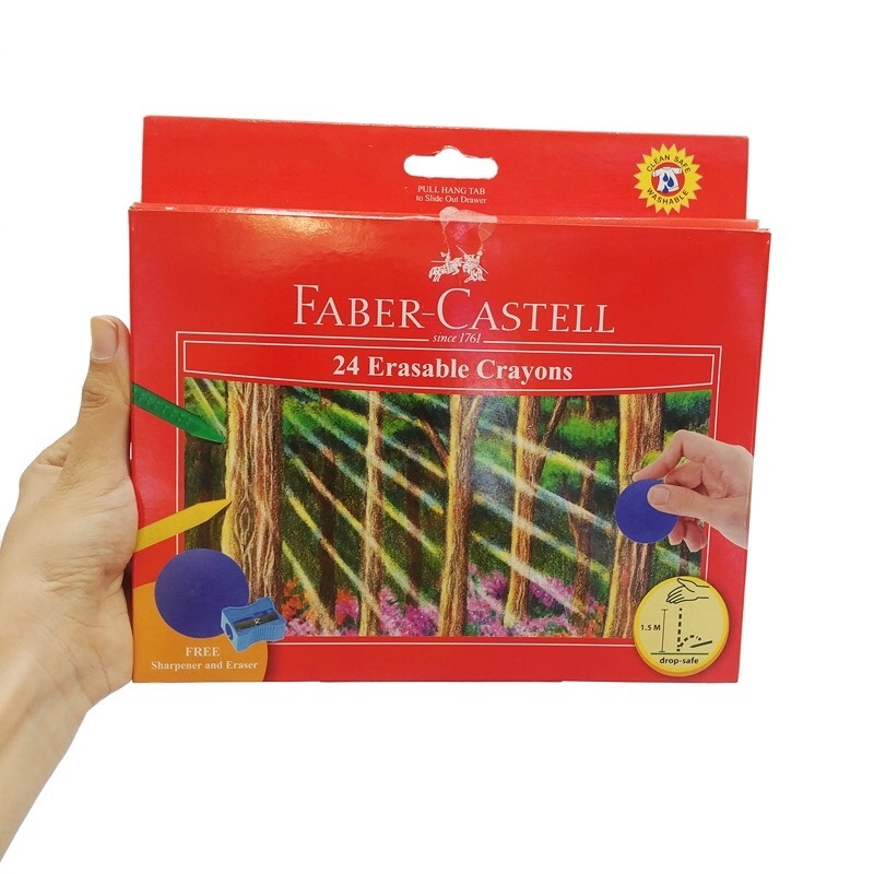 Bút sáp màu xóa được Faber-Castell 122531 24 màu