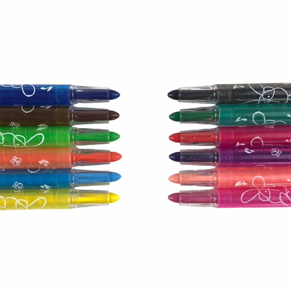 Bút sáp vặn Cenvava mini dài