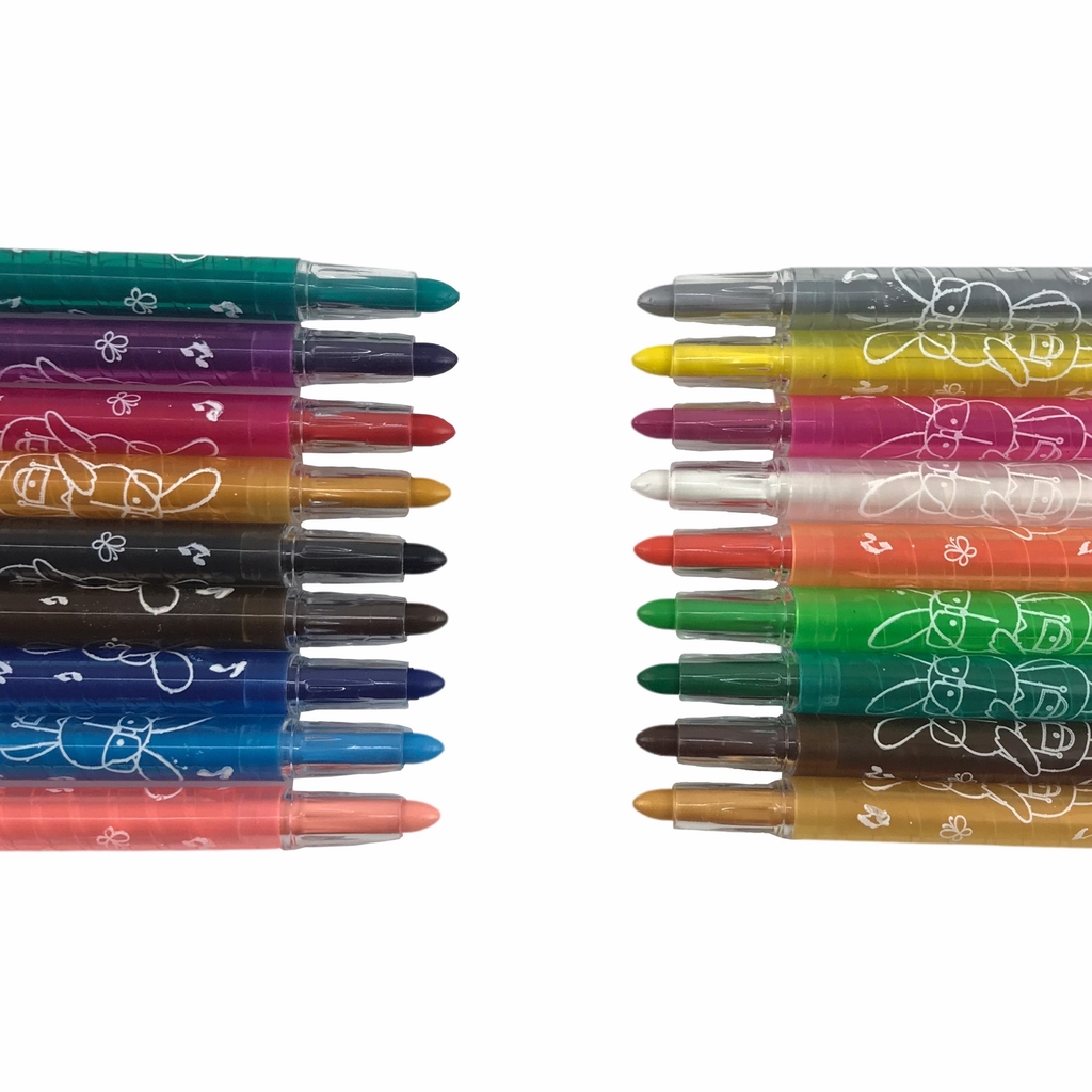 Bút sáp vặn Cenvava mini dài