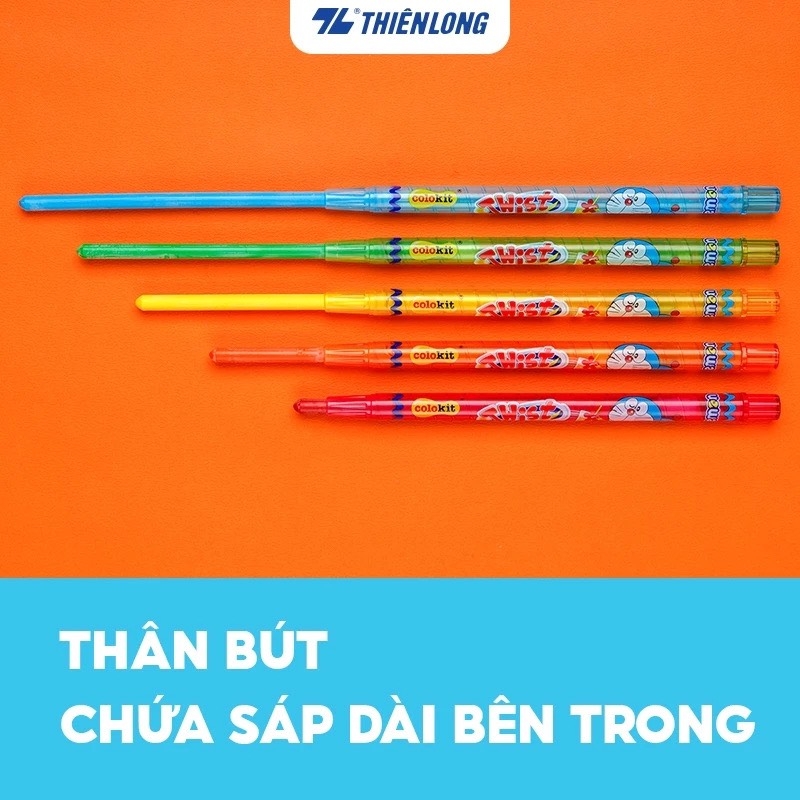 Bút sáp vặn TL Colokit TCR-C04/DO / TCR-C05/DO