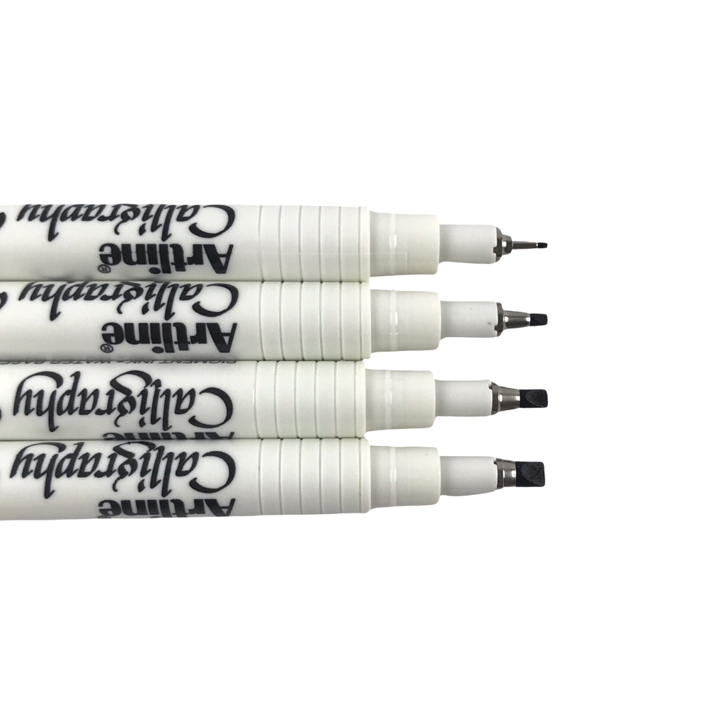 Bút thư pháp Artline EK-241N / EK-242N / EK-243N / EK-244N đen (12)