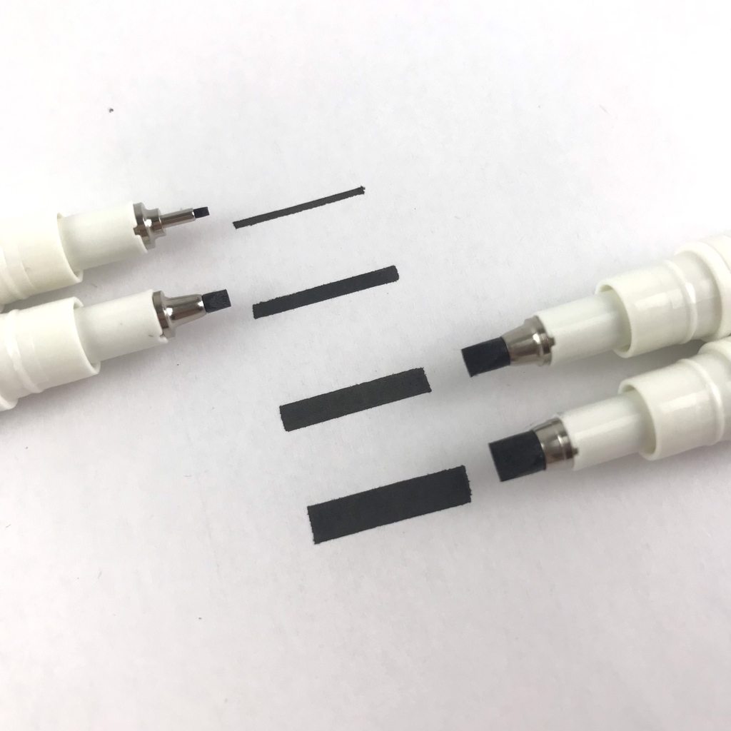 Bút thư pháp Artline EK-241N / EK-242N / EK-243N / EK-244N đen (12)