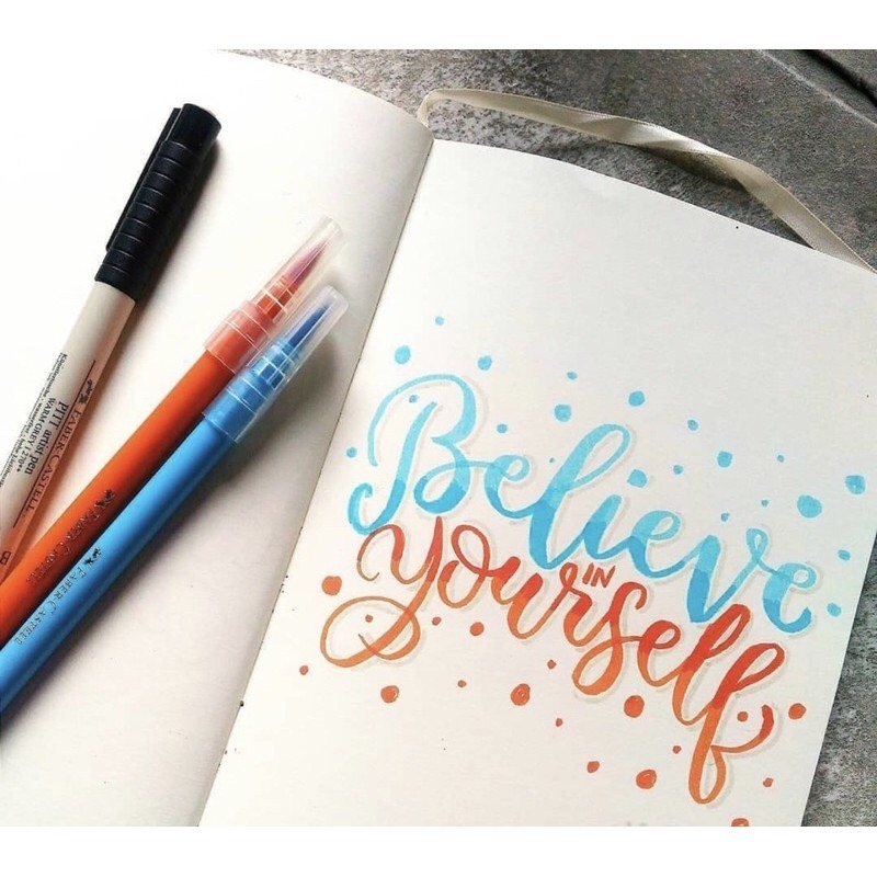 Bút thư pháp Faber-Castell Calligraphy 551512 12 màu