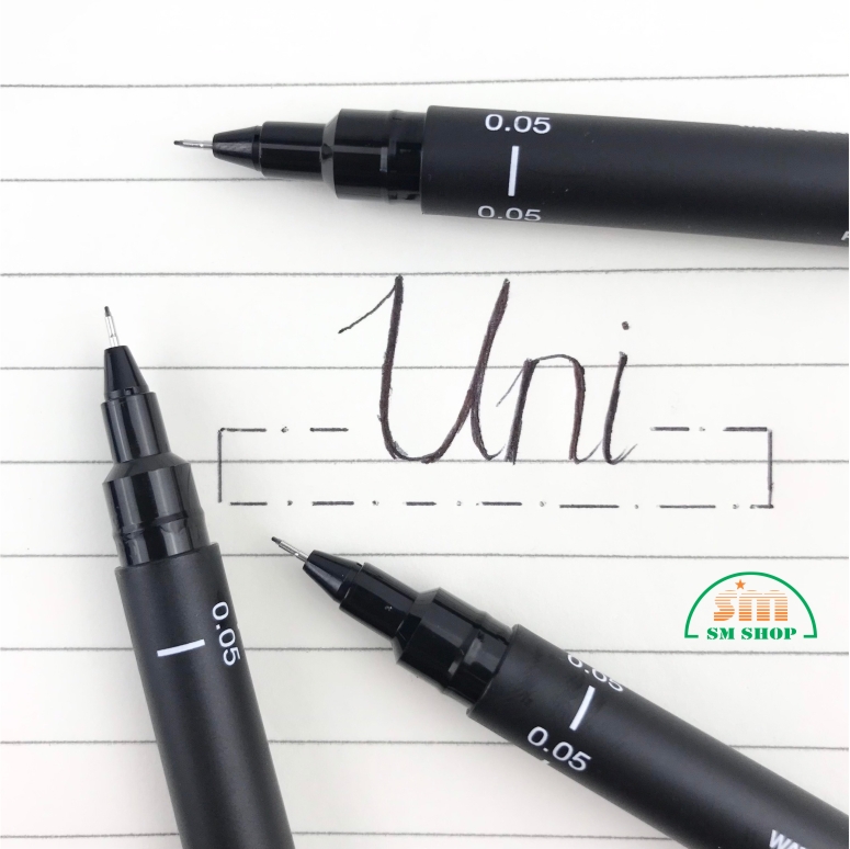 Bút vẽ kỹ thuật Uni PIN 005-200 đen (12)