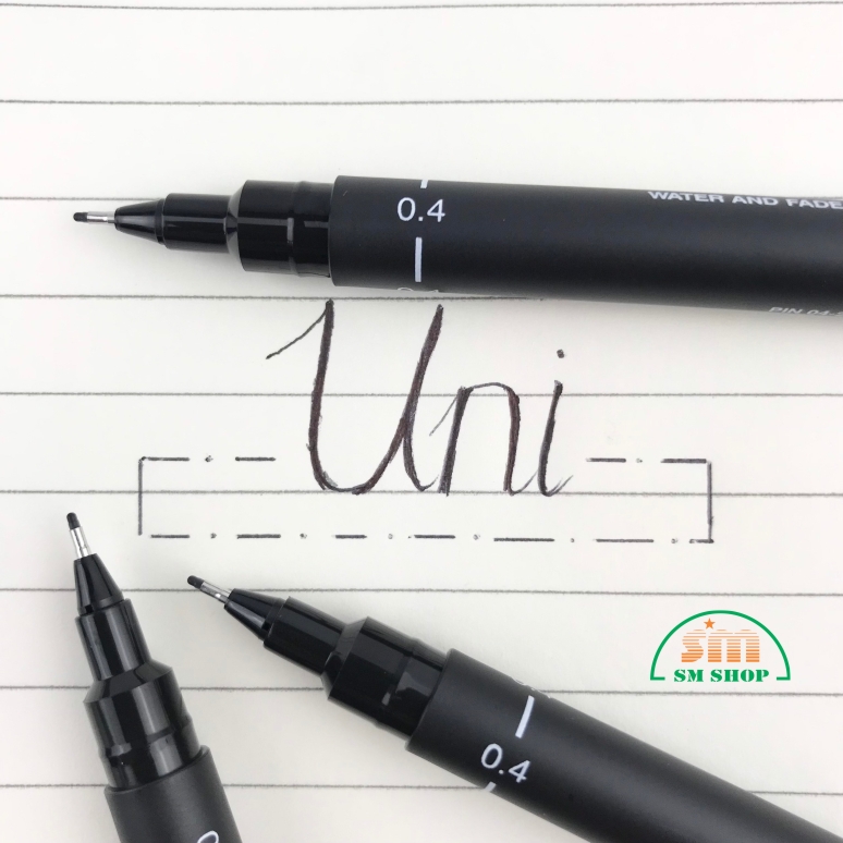 Bút vẽ kỹ thuật Uni PIN 04-200 đen (12)