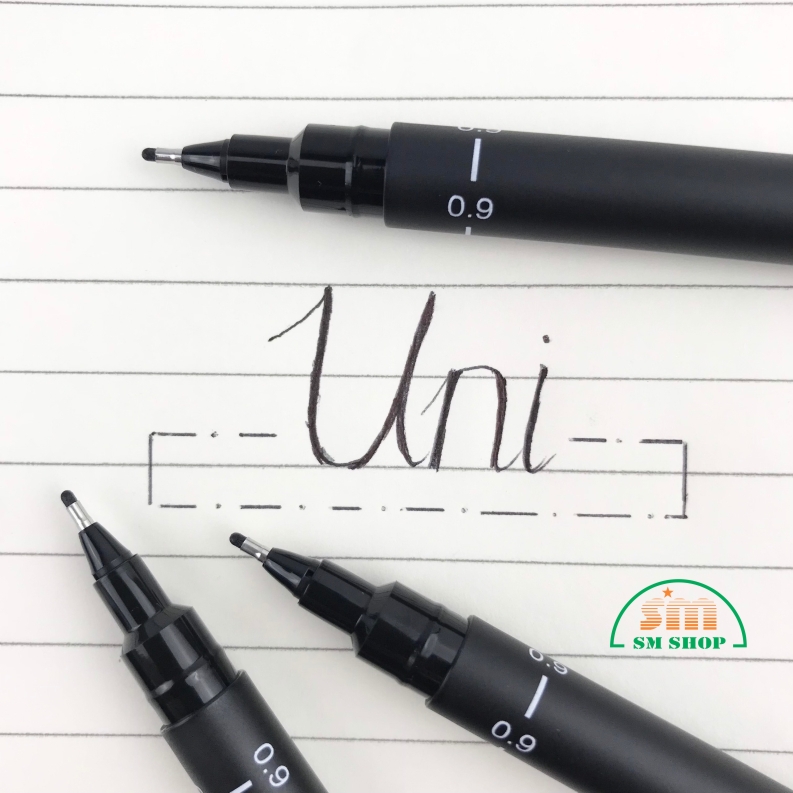 Bút vẽ kỹ thuật Uni PIN 09-200 đen (12)