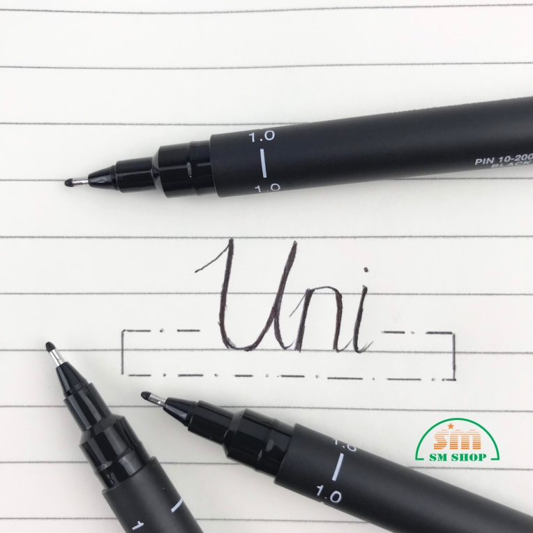 Bút vẽ kỹ thuật Uni PIN 10-200 đen (12)
