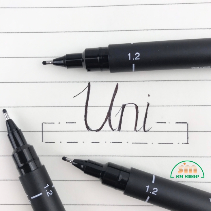 Bút vẽ kỹ thuật Uni PIN 12-200 đen (12)