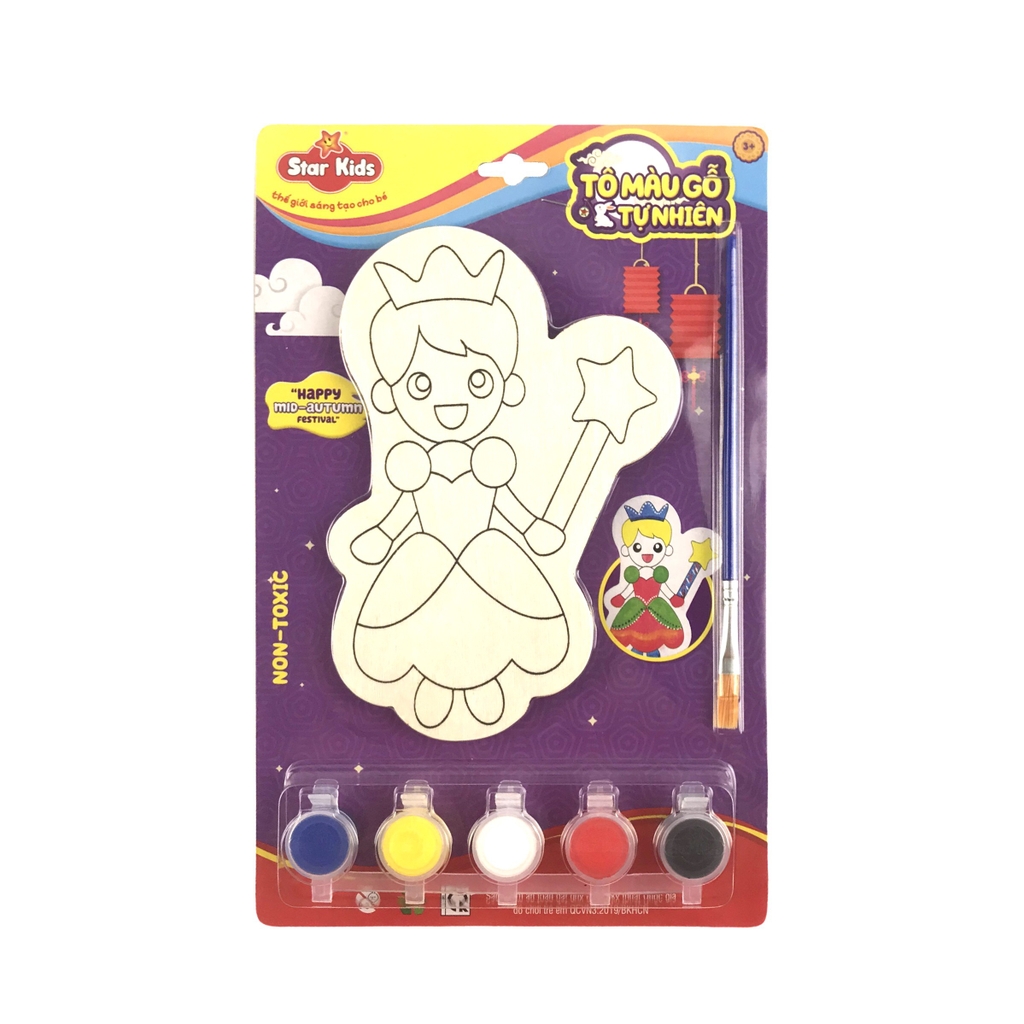 Gỗ tô màu Star Kids
