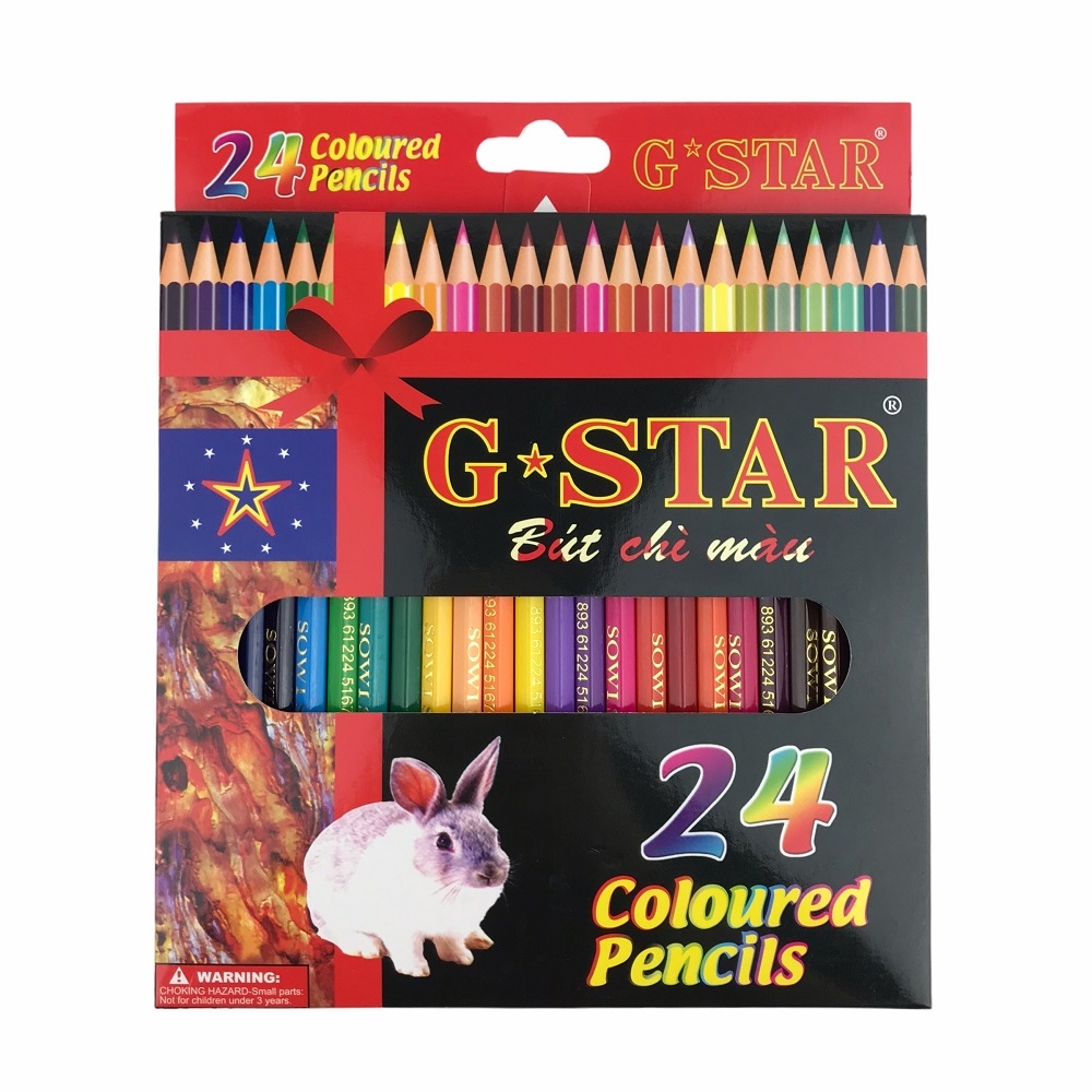 Bút chì màu Gstar 12 màu / 18 màu / 24 màu dài