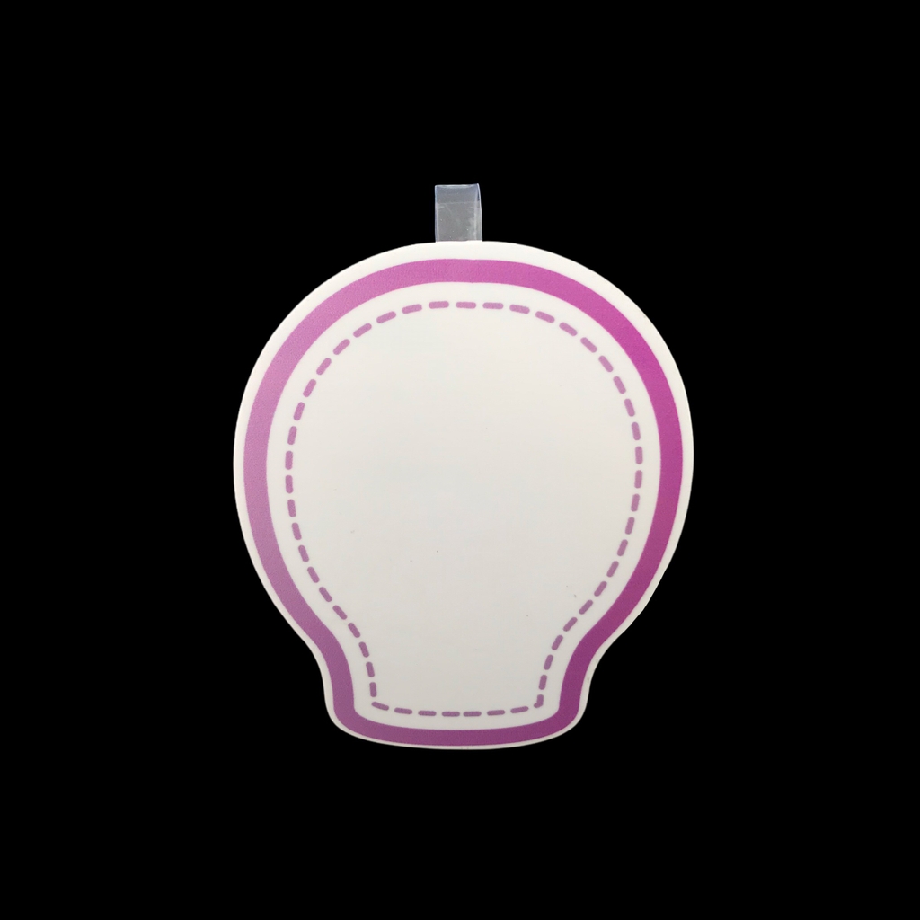 Wobbler nhựa WB-N01 / WB-N02 / WB-N03 / WB-N04 / WB-N05 / WB-N06 / WB-N07 / WB-N08 8cm dán formex 2mm (2,10)