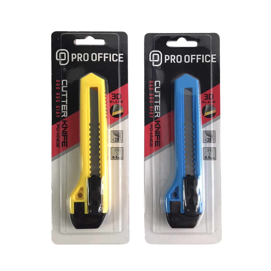 Dao rọc giấy Pro Office PO-KN101 9mm (12)