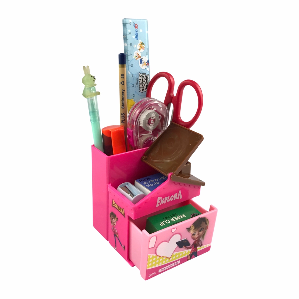 Cắm bút nhựa Deli 9138 (24/96)