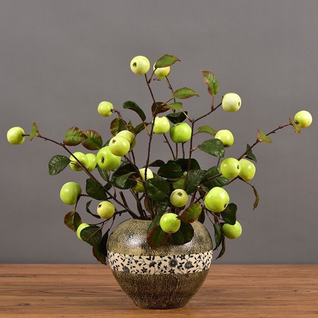 Cành táo 7 trái 85cm