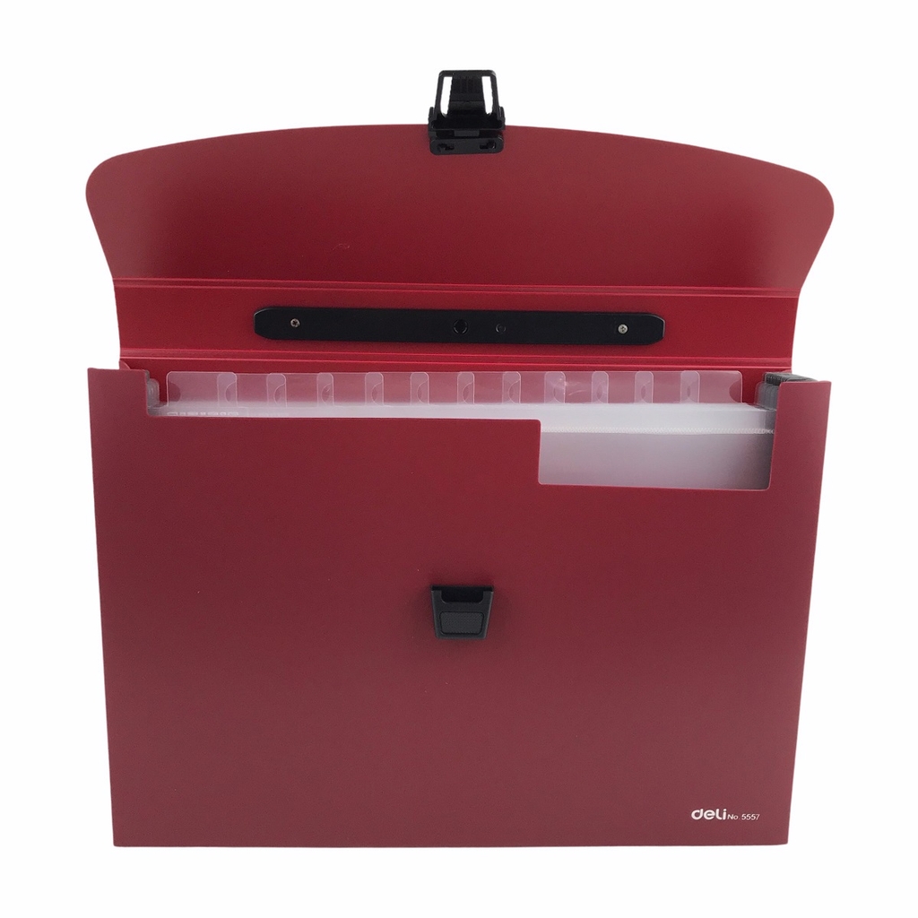 Cặp tài liệu 12 ngăn Deli 5557 (12/48)