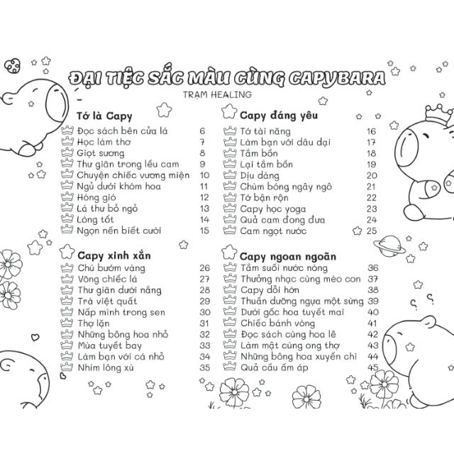 Capybara Hạnh phúc mỗi ngày