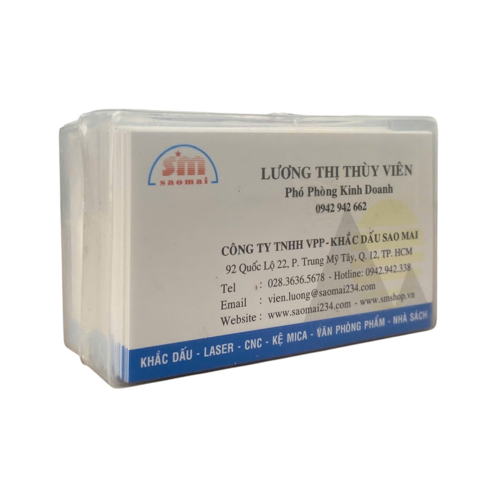 Card visit/ danh thiếp/ name card giấy 90x54mm