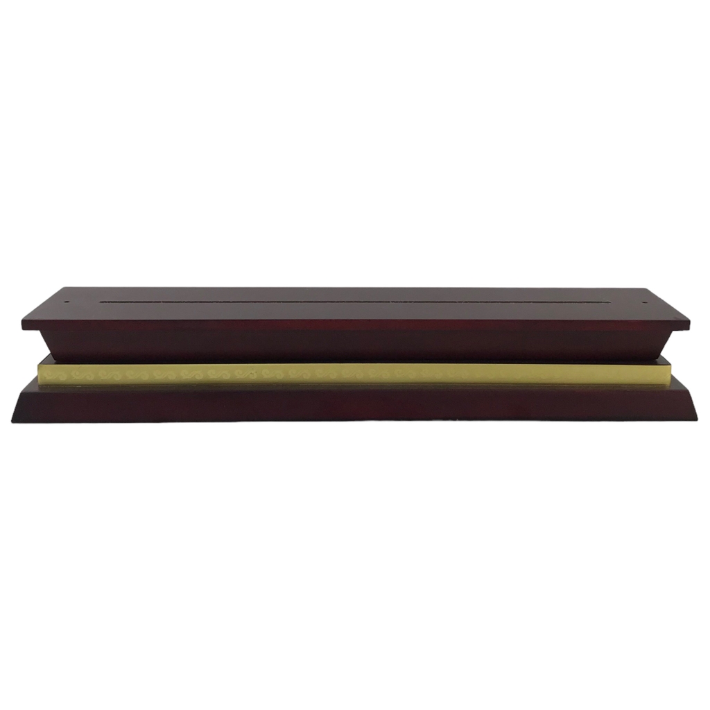 Chân đế gỗ hoa văn DG01-A 60x275mm phay rãnh
