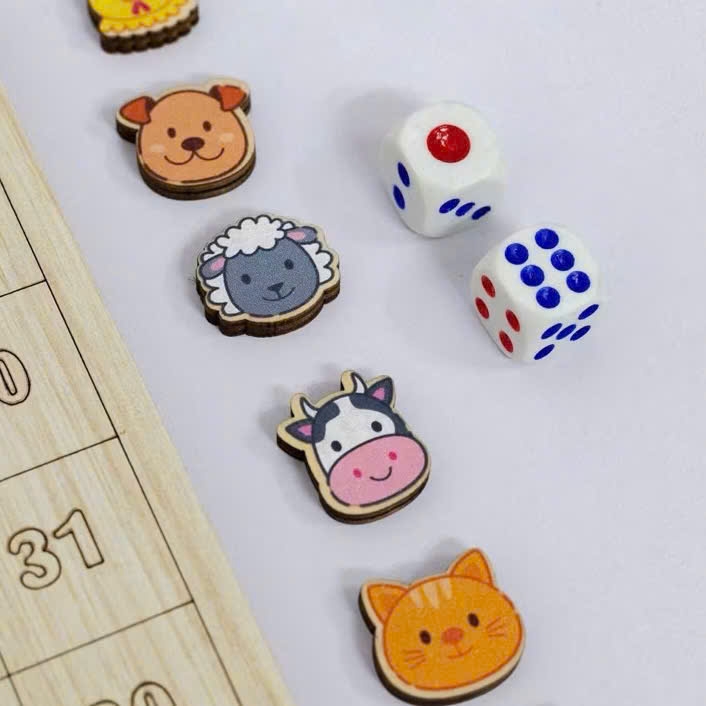 Cờ rắn thang gỗ BM