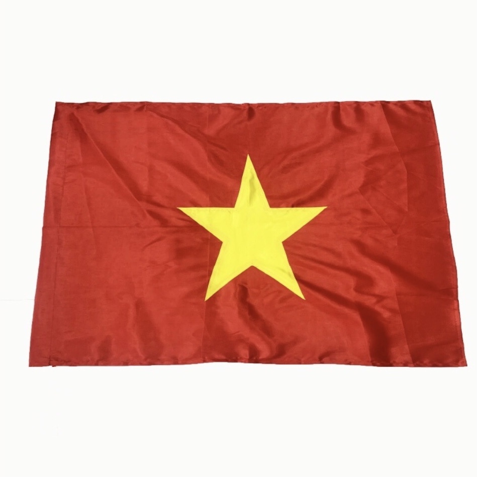 Cờ tổ quốc 100x150cm vải phi