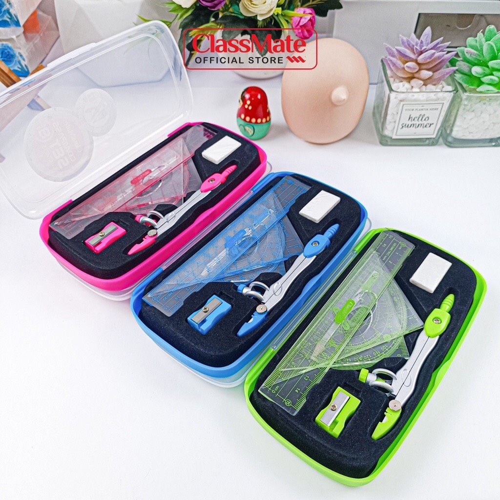Compa bộ Classmate CL-CM216 chì gỗ (12)
