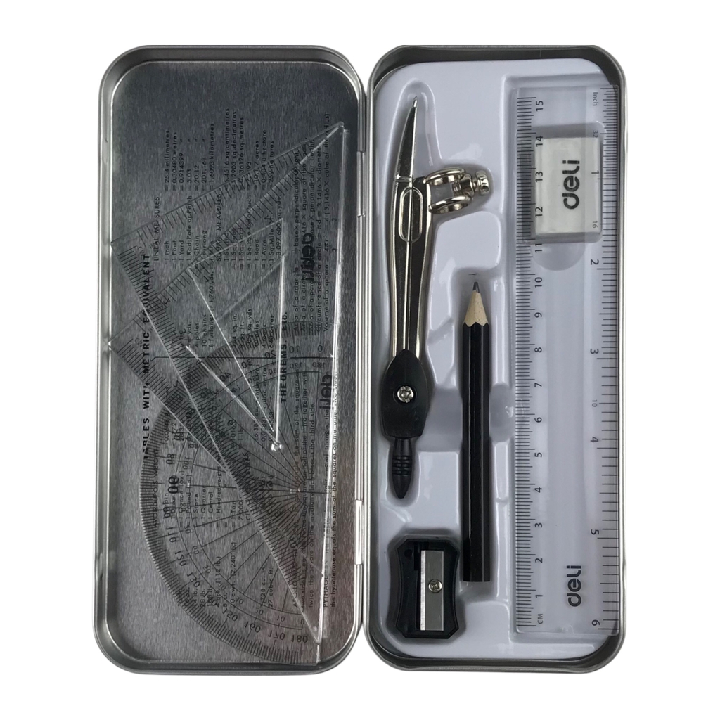 Compa bộ Deli G30505 chì gỗ (12)