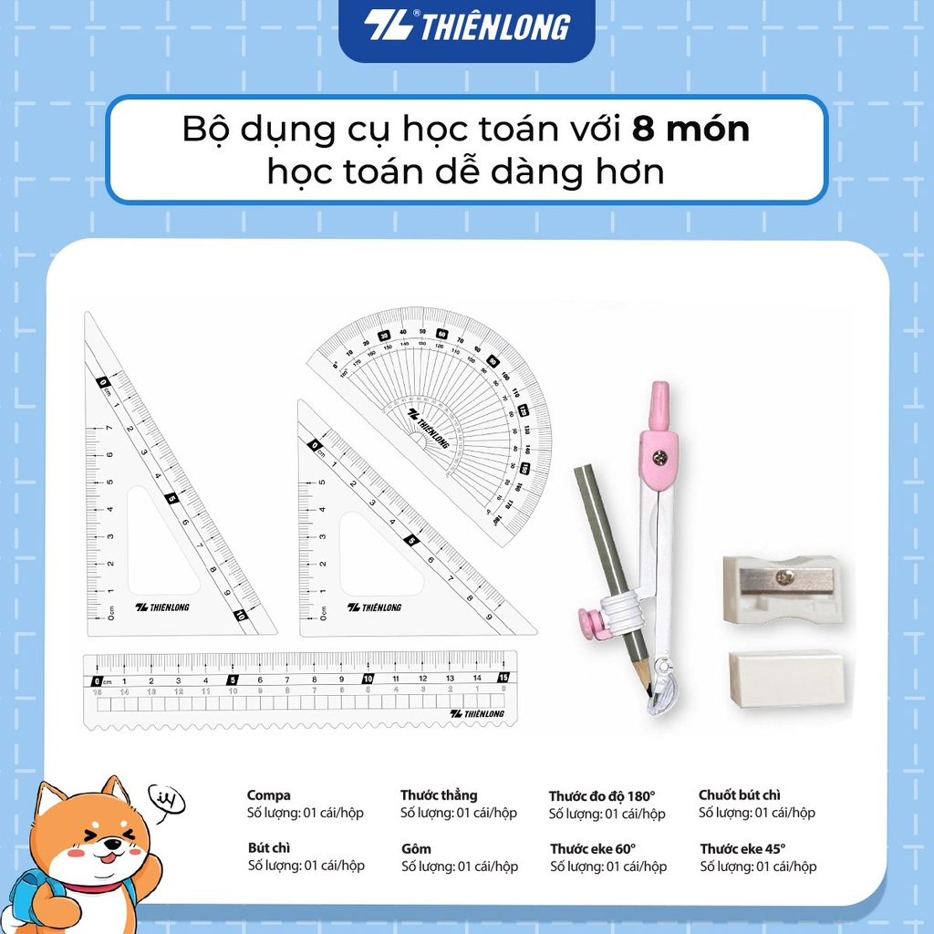 Compa bộ TL BTS-023  chì gỗ (24)