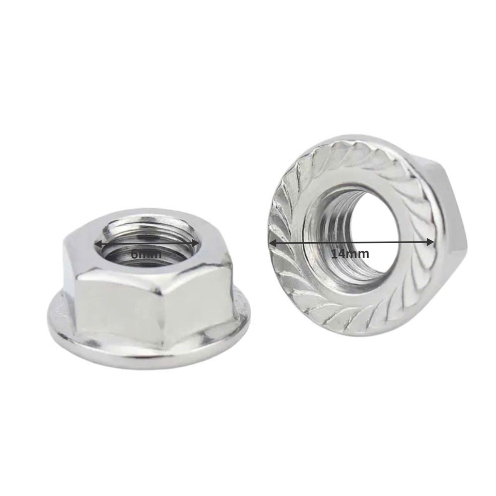 Đai ốc lục giác M6