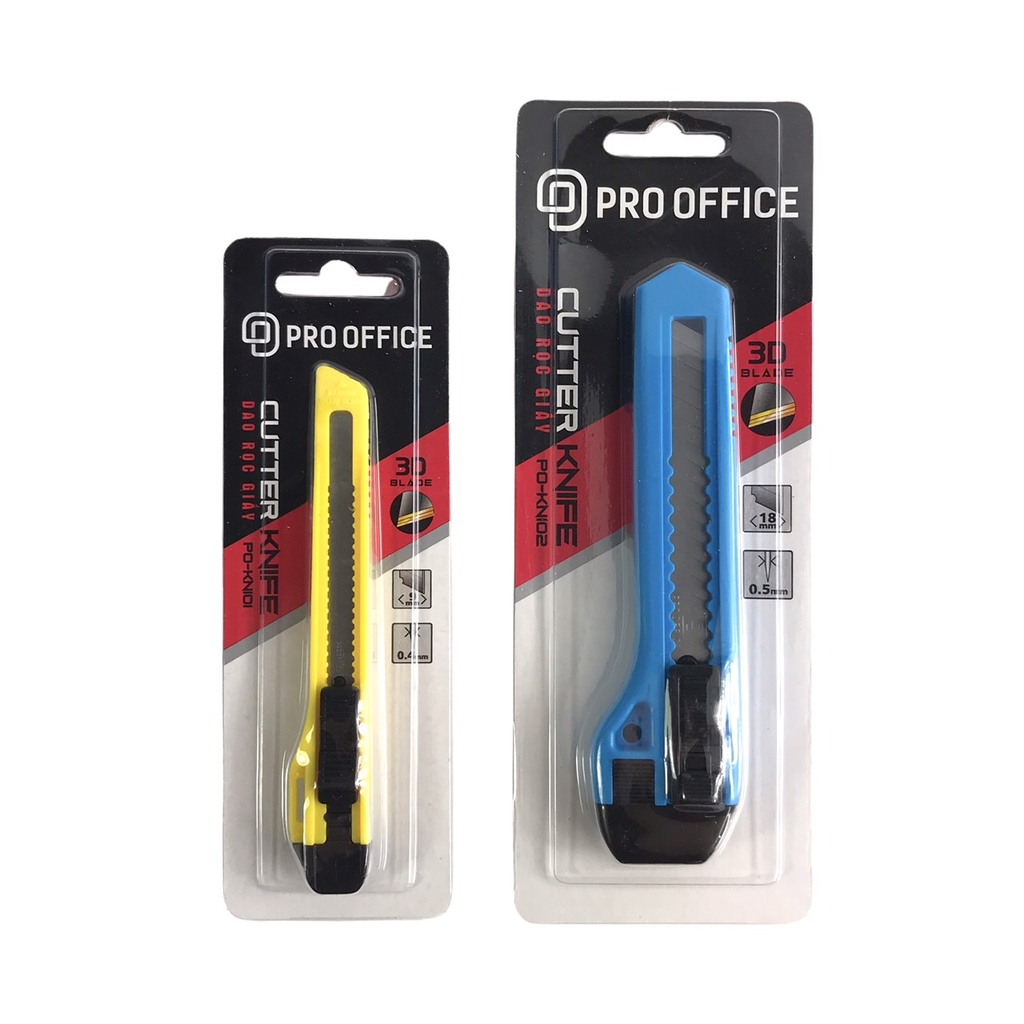 Dao rọc giấy Pro Office PO-KN101 9mm (12)